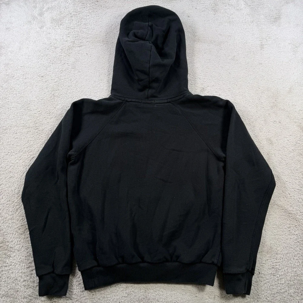 Polo Ralph Lauren Hoodie Mens Small Black Fleece Pony Cotton Pullover